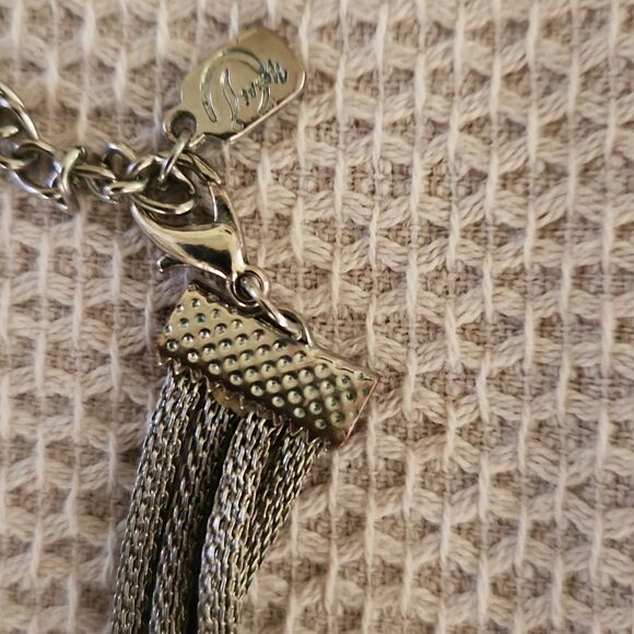 Yessi mesh chain cord beaded necklace - Picture 4 of 8